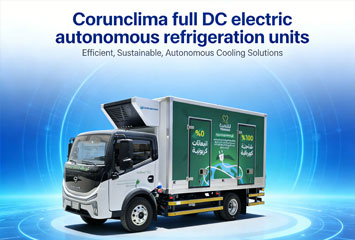Corunclima electric autonomous refrigeration unit eliminates engine idling and range loss