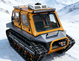 Track vehicles air conditioner