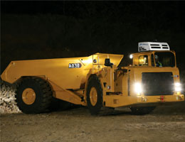 Air conditioner for underground mining truck