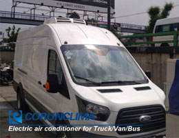 Conversion van roof air conditioner