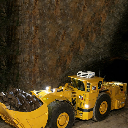 Klimaanlage für Untertagelader