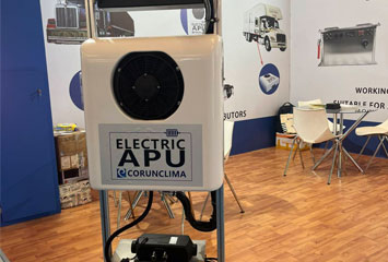 De elektrische APU van Corunclima zorgt ervoor dat de motoren kunnen rusten, terwijl de cabines koel blijven.