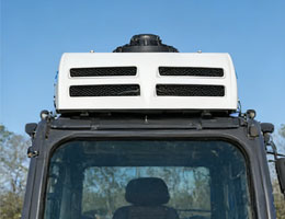 Air conditioner for mining truck