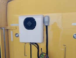 Electric coolers for semi trucks