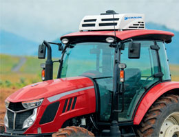 Tractor cab cooler