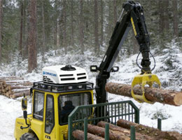 air conditioner for forest machines