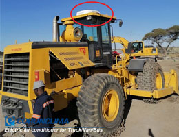 airconditioning in de tractorcabine