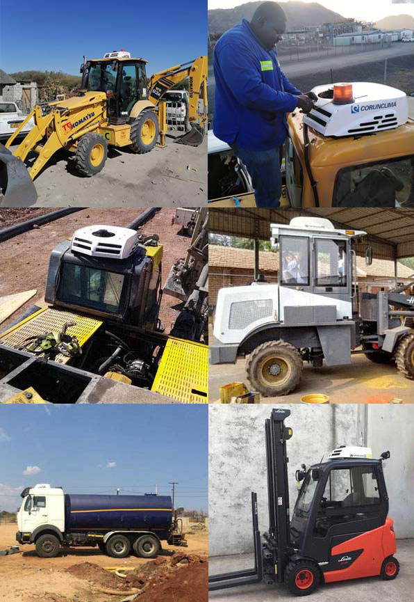 12 volt air conditioner for heavy equipment