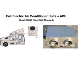 Truck parking air conditioner