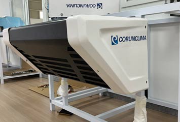 Descubra las unidades de refrigeración autónomas totalmente eléctricas de CC de Corunclima para camiones.