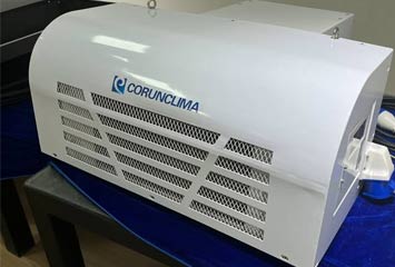 Disfrute de refrigeración instantánea con las unidades de refrigeración móviles para remolques Corunclima.