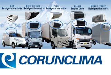 Corunclima Transport-Kühlaggregate für die globale Kühlkette