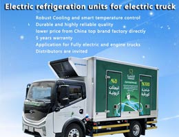 100% Electric Refrigerated Units for Truck