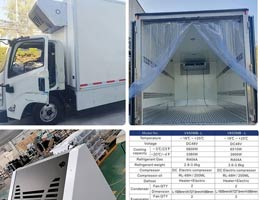Fully Electric Truck Refrigeration Units Eco-Friendly Cooling