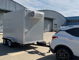 110V Small Mobile Trailer Chiller Refrigeration Units