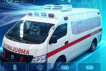 Corunclima electric ambulance van AC delivers stable comfort in any emergency