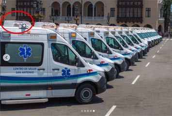 El Corunclima T35B proporciona refrigeración fiable para misiones de ambulancia.