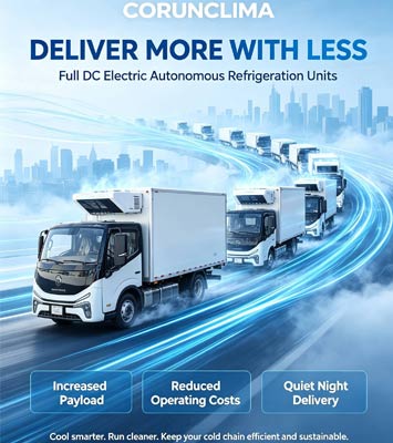 fully electric refrigeration units for truck