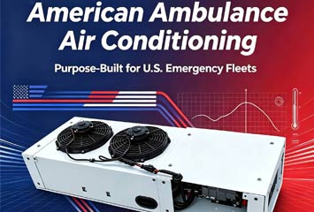 Corunclima ambulance-airconditioner voor de Amerikaanse markt voor hulpdiensten