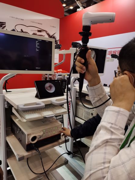 Drahtlose Endoskopkamera mit Pentax-Videoskop
