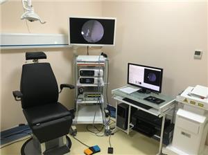 Système de caméra d'endoscope Full HD équipé en salle d'inspection ORL