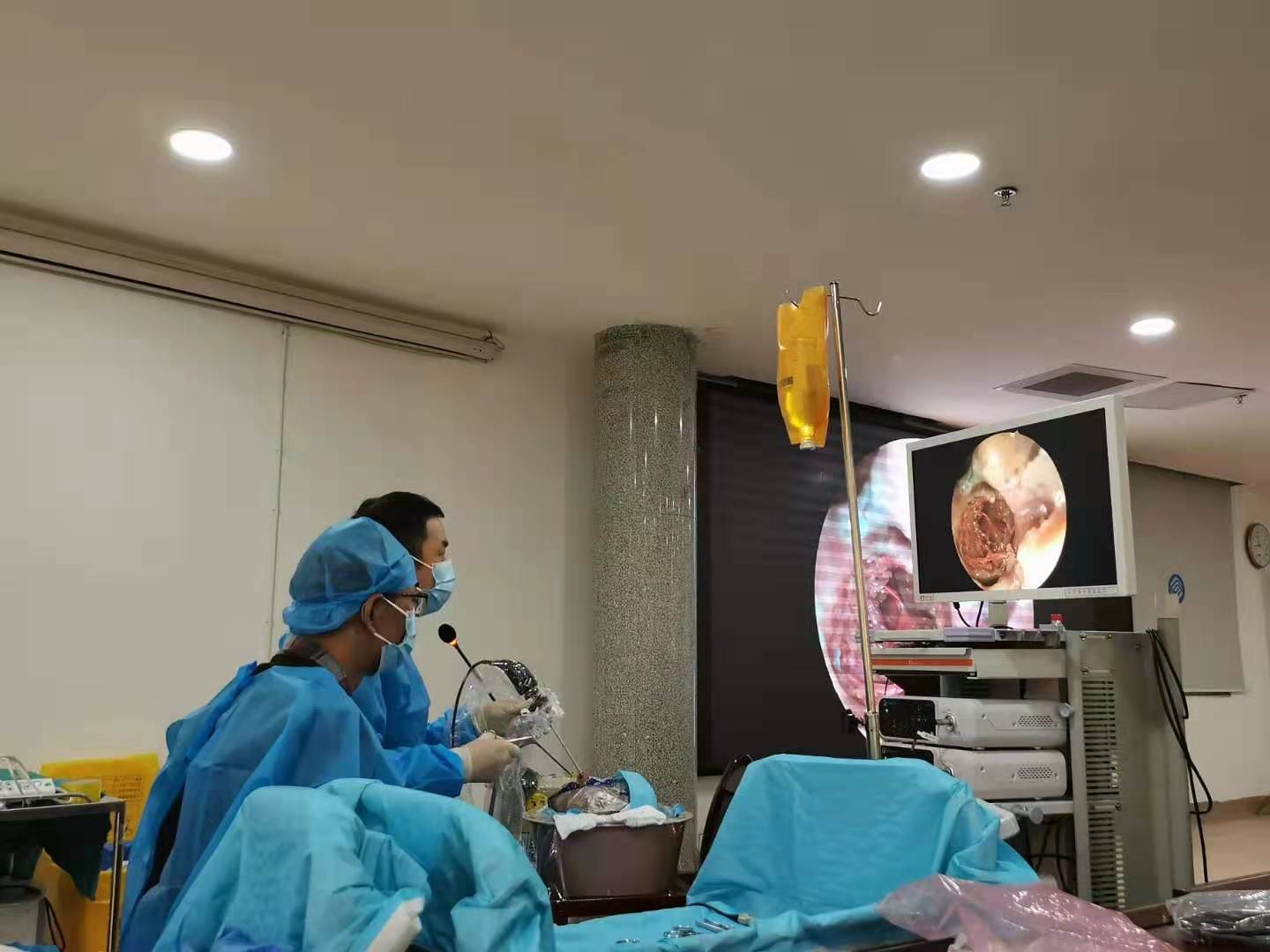 Anatomia da base nasocraniana com sistema de câmera Dajing Endoscope