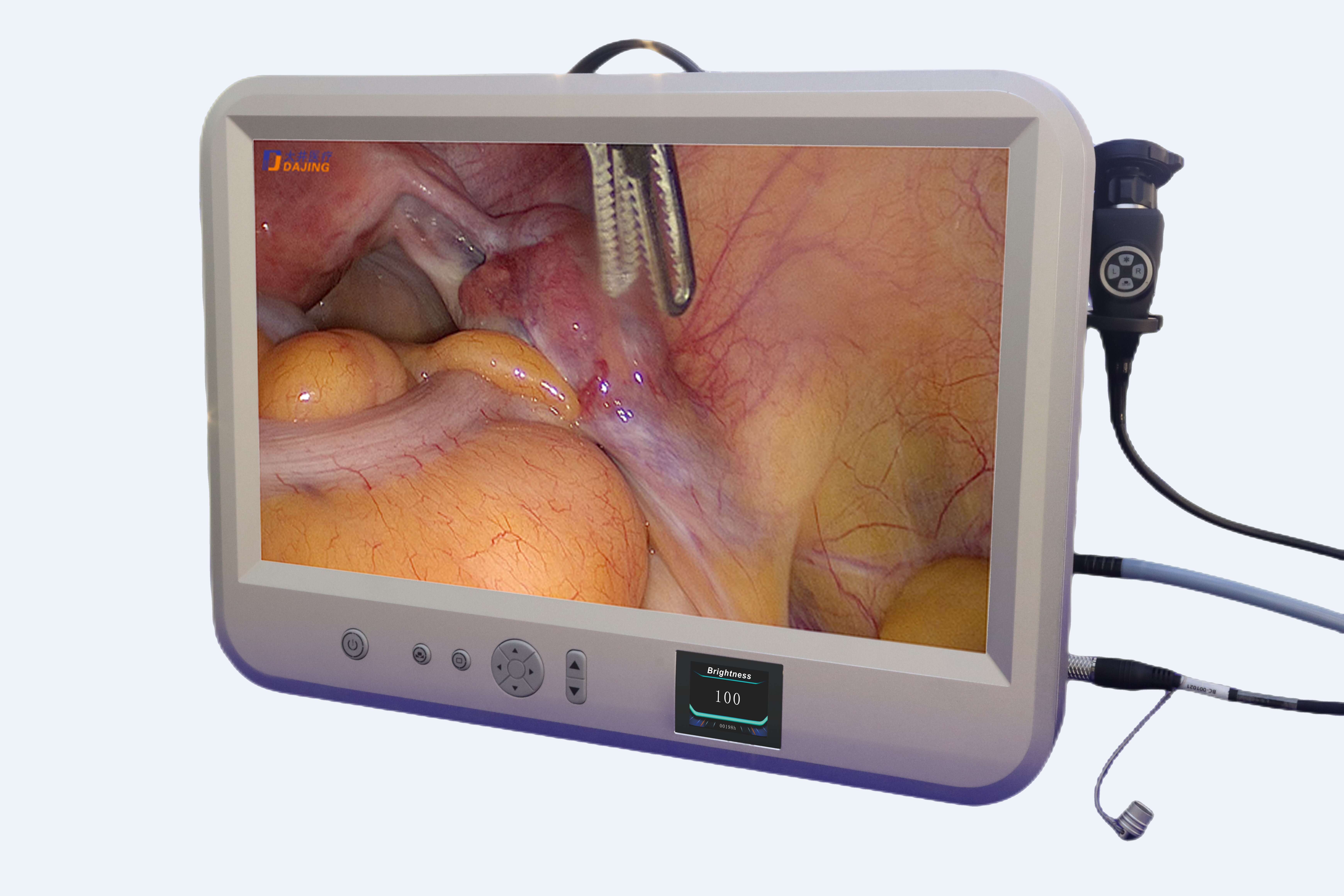 portable all in one endoscope camera system with light source
