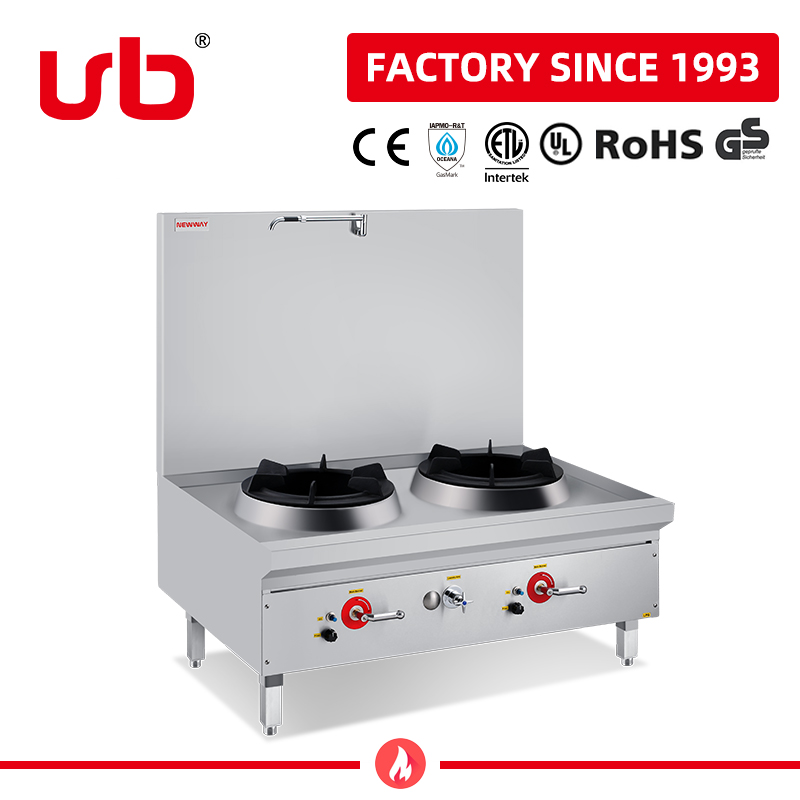 Compact Double Stock Pot Stove With Faucet
