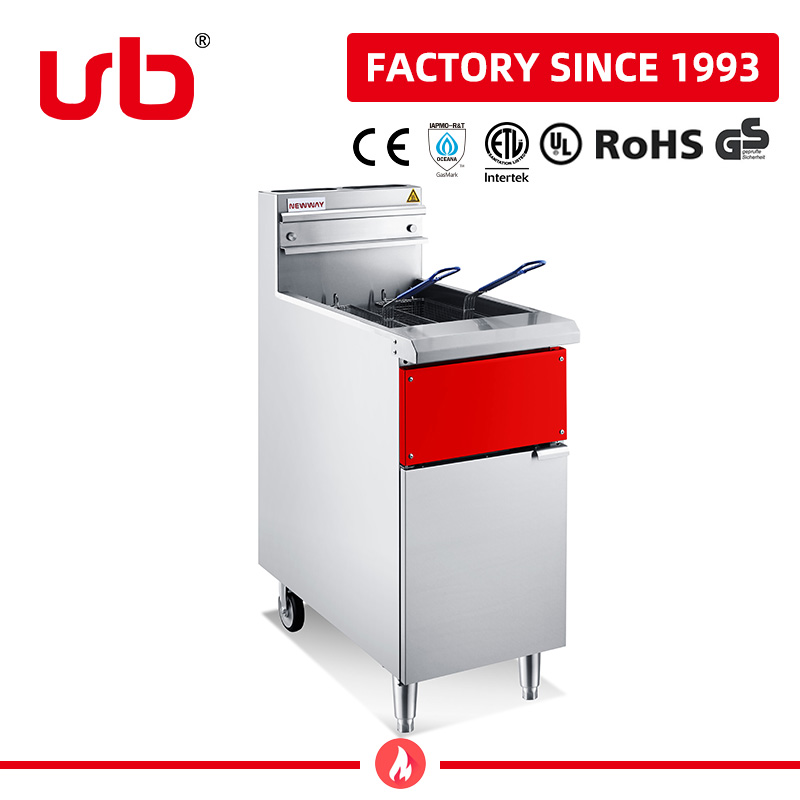 Commercial Gas 4 Tube Deep Fryer