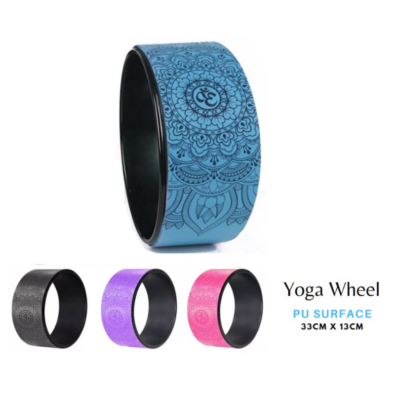 Large Back Cork Yoga Wheel