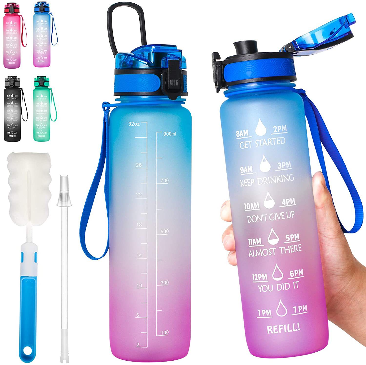 Cycling Plastic Water Bottles