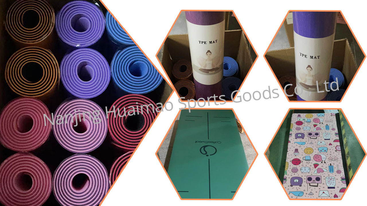 yoga mat card and packing customization