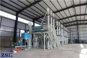 Ligne de fraisage de riz de 80 tonnes par jour