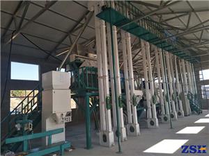 Ligne de fraisage de riz de 30 tonnes par jour