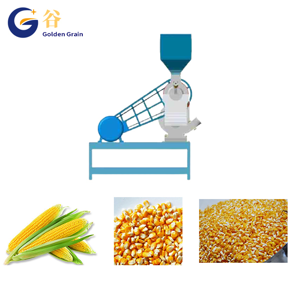 maize peeling and polishing machine