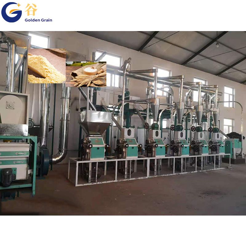 Small Scale Automatic Wheat Flour Milling Machine