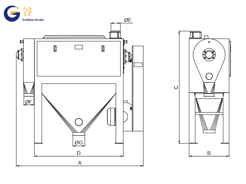 flour mill bran finisher