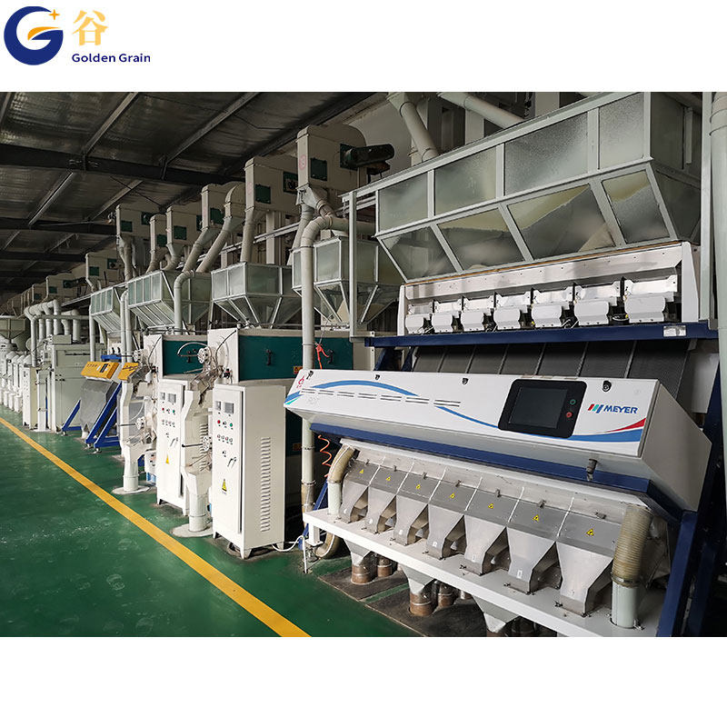 100 Ton to 300 Ton Per Day Rice Processing Equipment