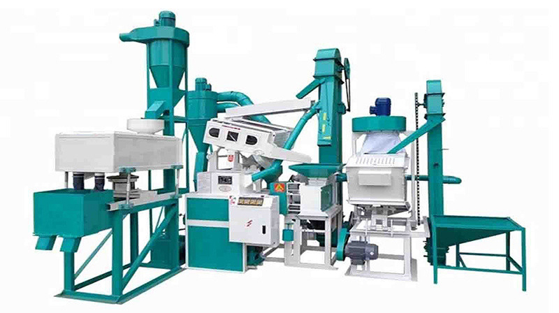Combained millet mill machine