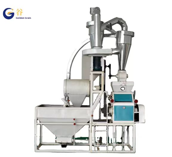 Pang-araw-araw na produksyon ng 5 tonelada ng trigo at corn flour grinding at polishing machine