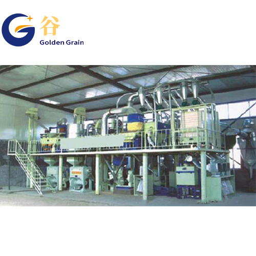 corn flour processing.