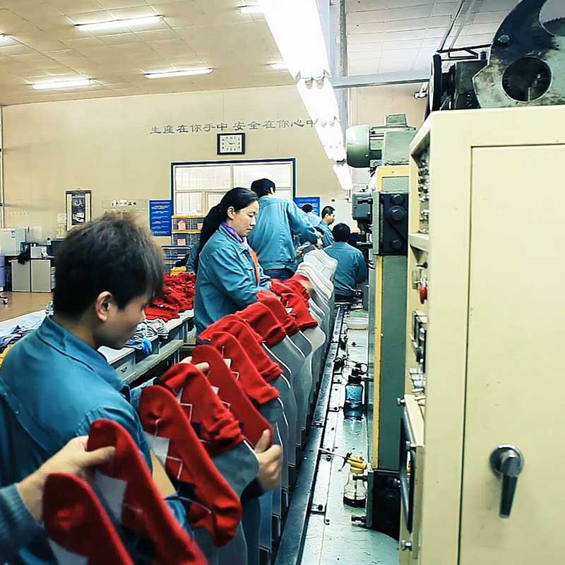 靴下制作ワークショップ