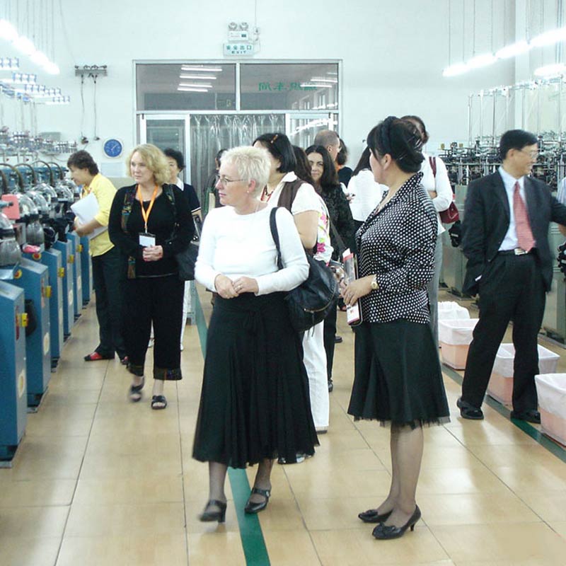 Fotos de cooperación en el extranjero: viaje de visita de calcetines