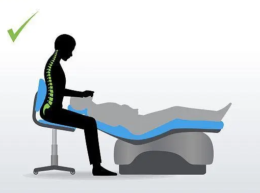 Care about the professional health of dentists and master the correct operating posture.