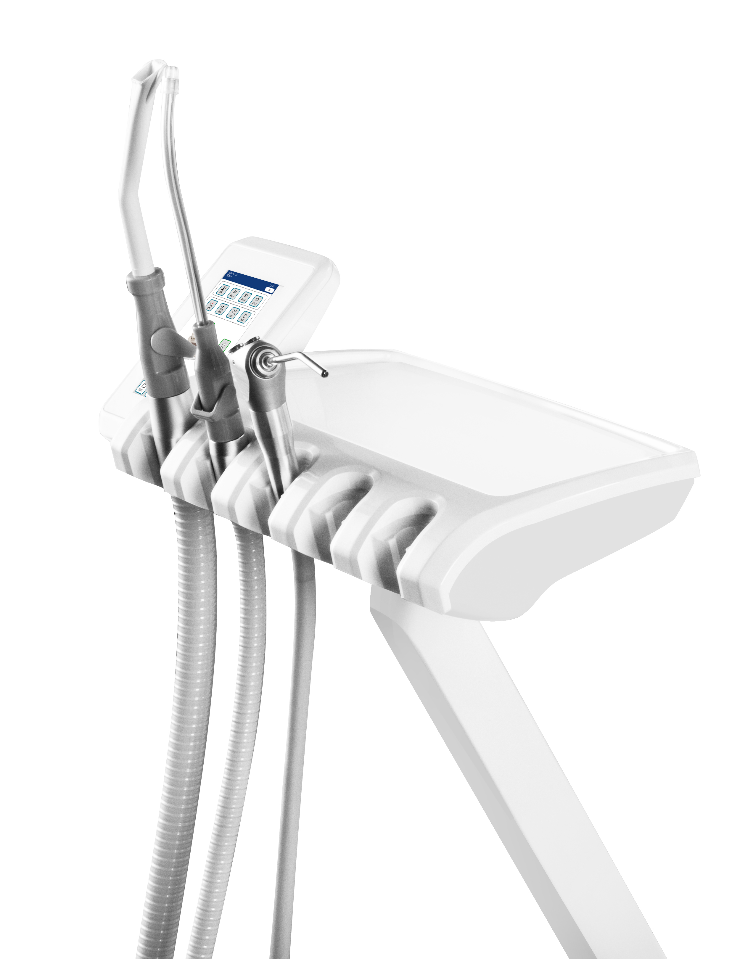 A3 cart dental chair with touch screen