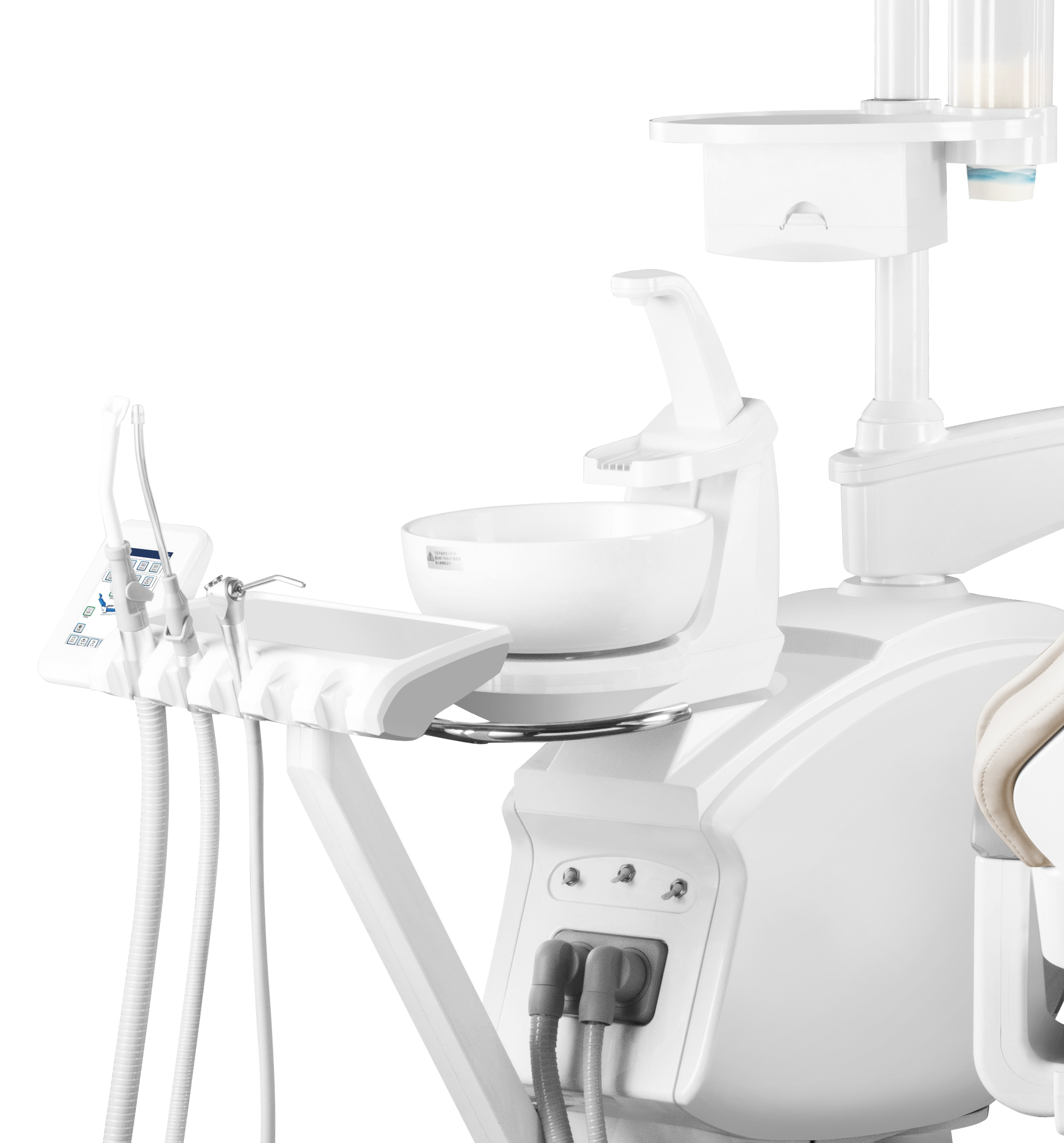 A3 cart dental chair with touch screen
