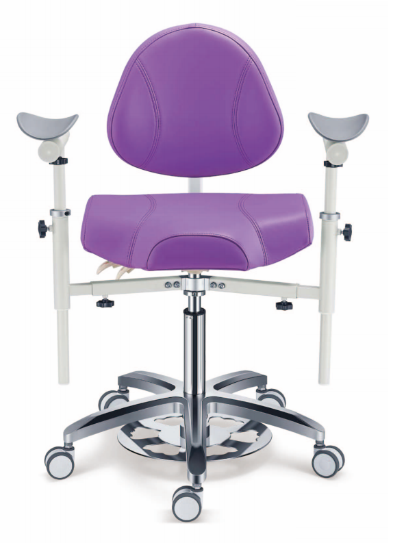 Silent Rolling Dental Chair Stool