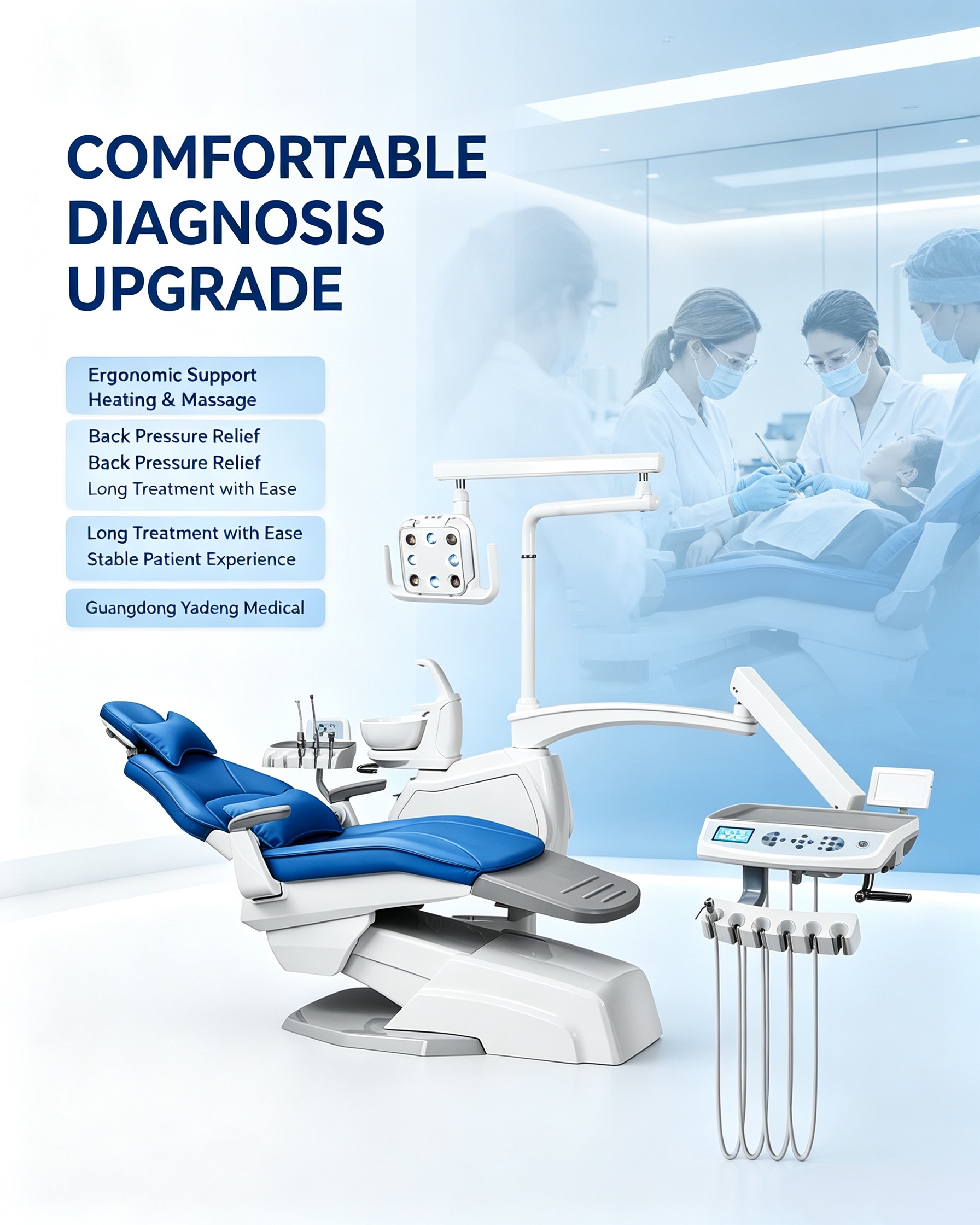 Come pianificare la configurazione delle poltrone odontoiatriche durante l'ampliamento di una clinica dentistica?