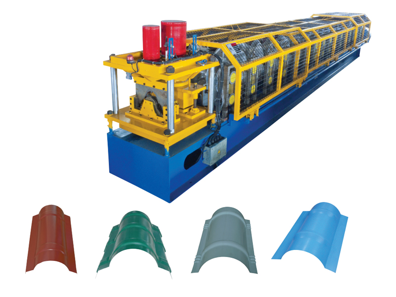 Cold Roll Forming Machine For Ridge Cap Profile Factory