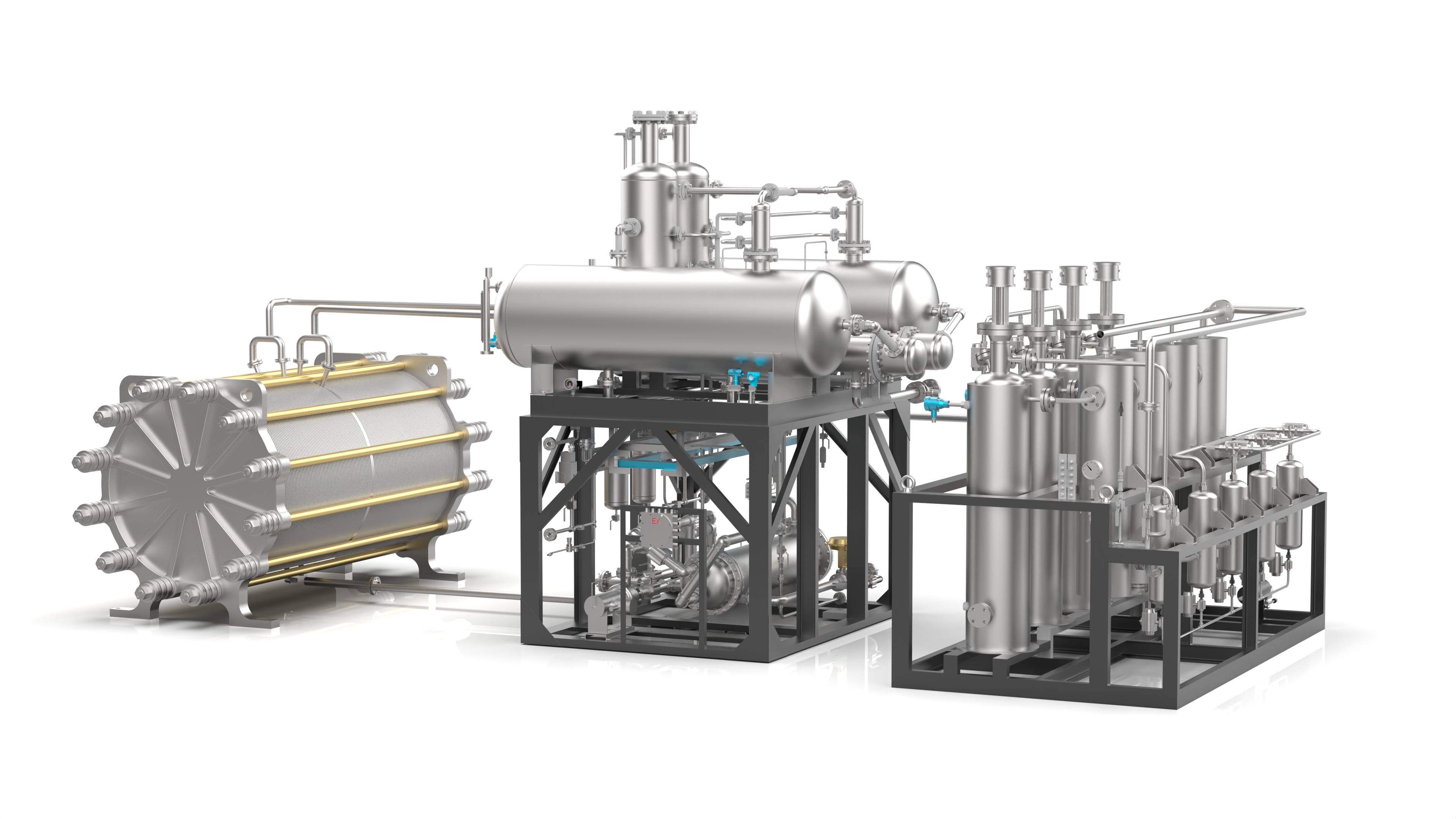 Điện phân nước kiềm để sản xuất hydro